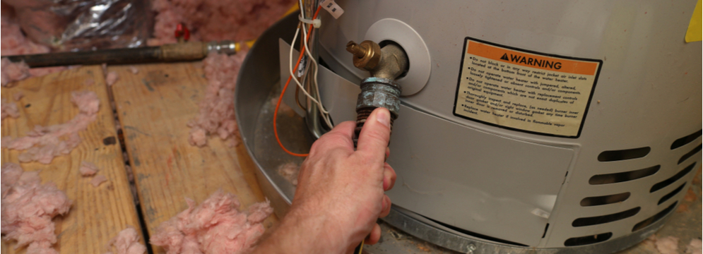 clogged water heater